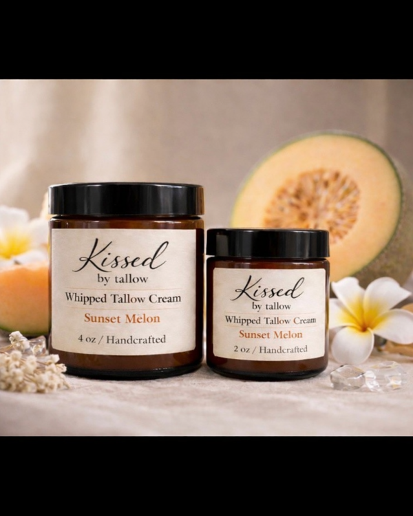 Sunset Melon Whipped Tallow Cream — 2 oz